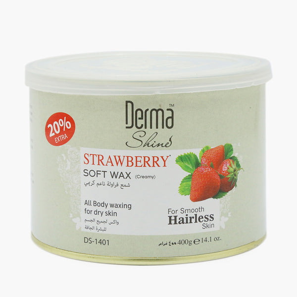 Derma Shine Strawberry Soft Wax Creamy For Smooth Hairless Skin 400g, Hair Removal, Derma Shine, Chase Value