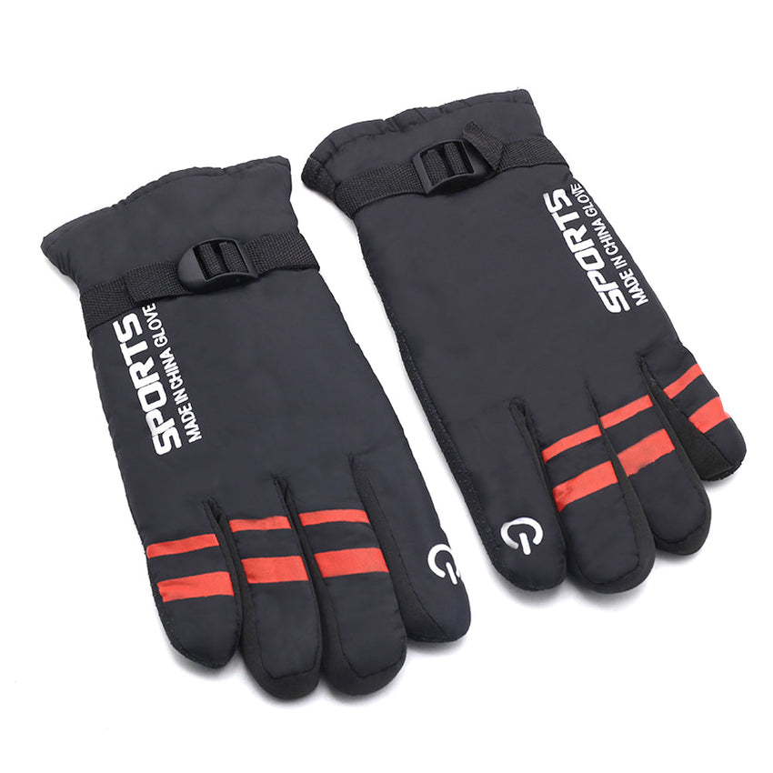 Men's Comfortable & Stylish Cold-Weather Biker Gloves