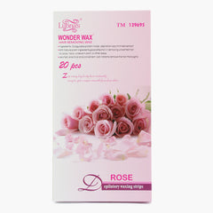 Lubnas Wonder Rose Depilatory Waxing Strips - 20Pcs, Hair Removal, Lubnas, Chase Value