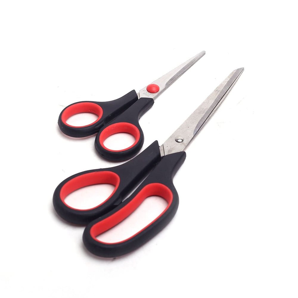 Kitchen Scissor Pack Of 2 - Black, Kitchen Tools, Chase Value, Chase Value