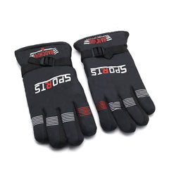 Men's Comfortable & Stylish Cold-Weather Biker Gloves