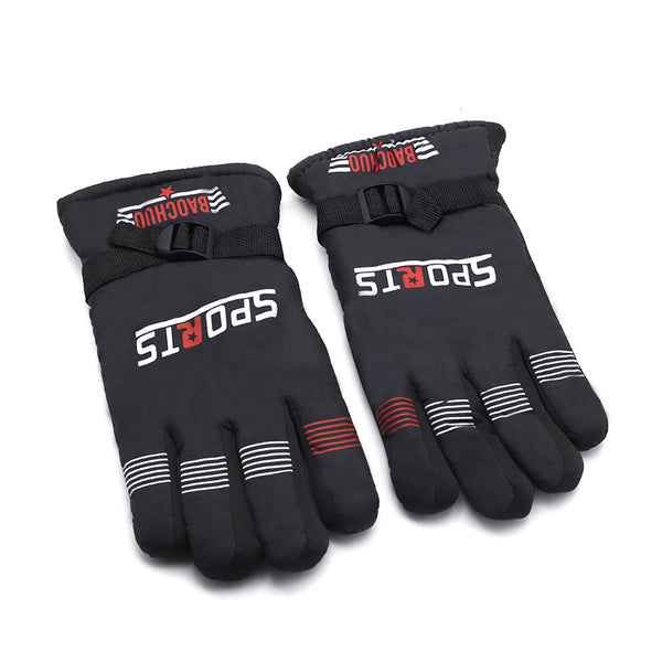 Men's Winter Gloves - Red