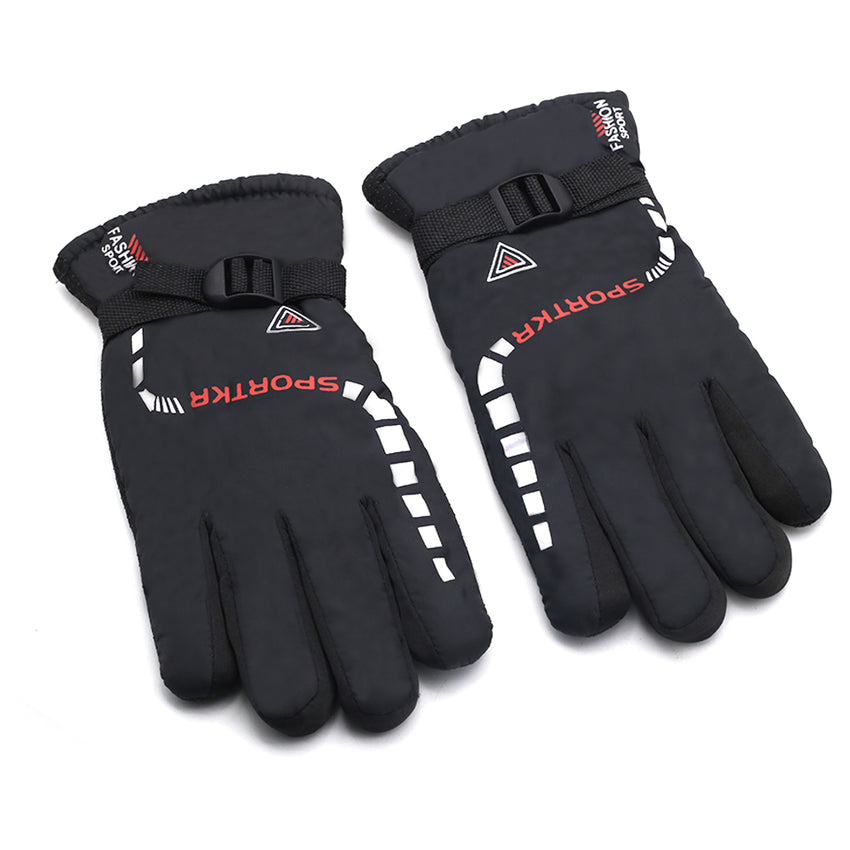 Men's Winter Gloves - Red