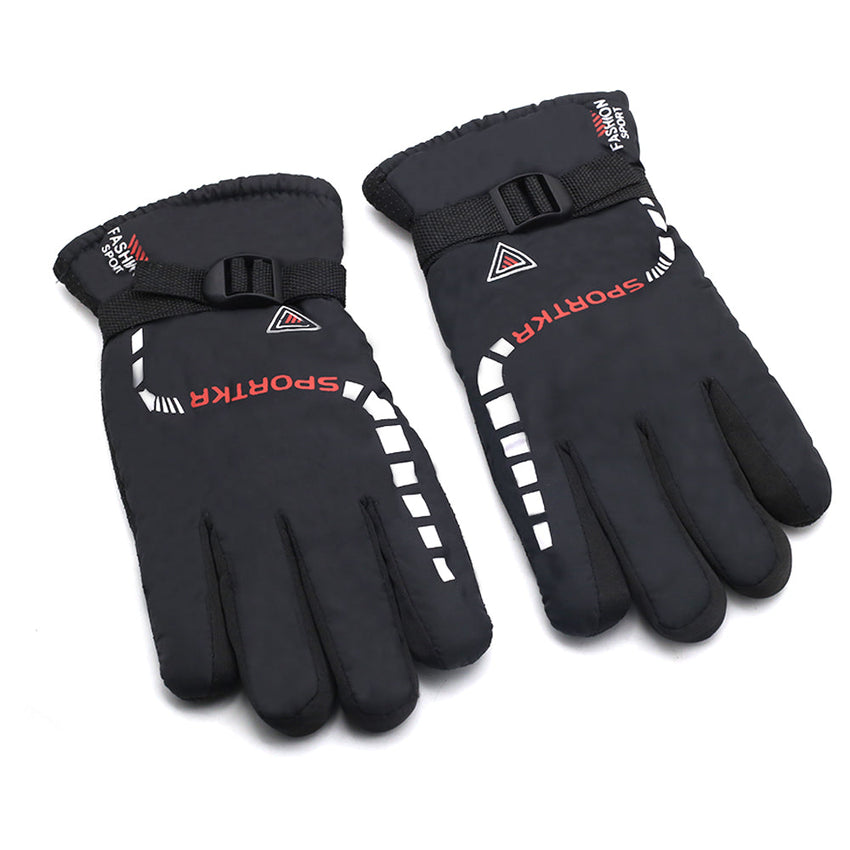 Men's Comfortable & Stylish Cold-Weather Biker Gloves