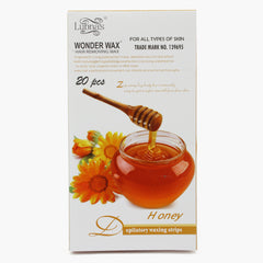 Lubnas Wonder Honey Depilatory Waxing Strips - 20Pcs, Hair Removal, Lubnas, Chase Value