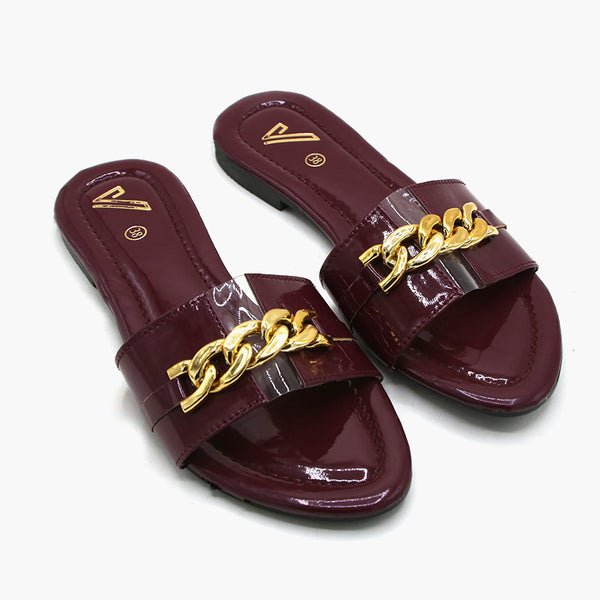 Women's Slipper - Maroon, Women Slippers, Chase Value, Chase Value