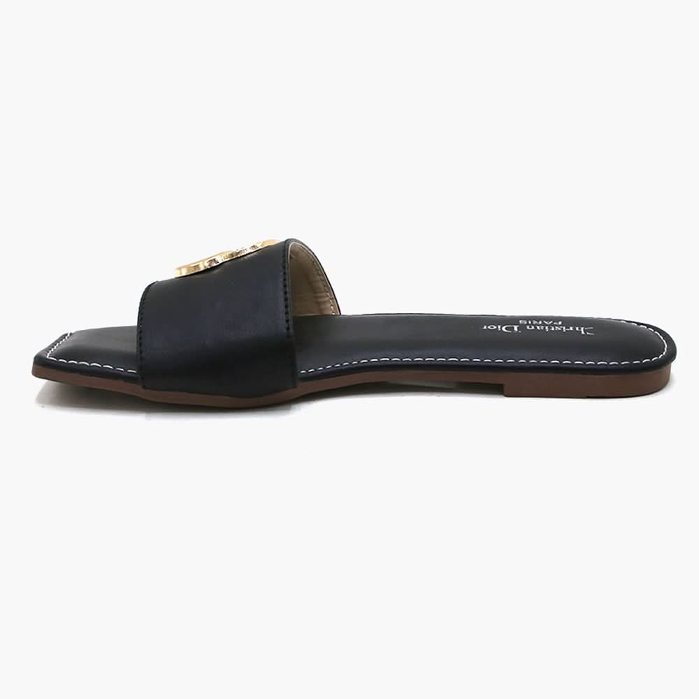 Women's Slipper - Black, Women Slippers, Chase Value, Chase Value