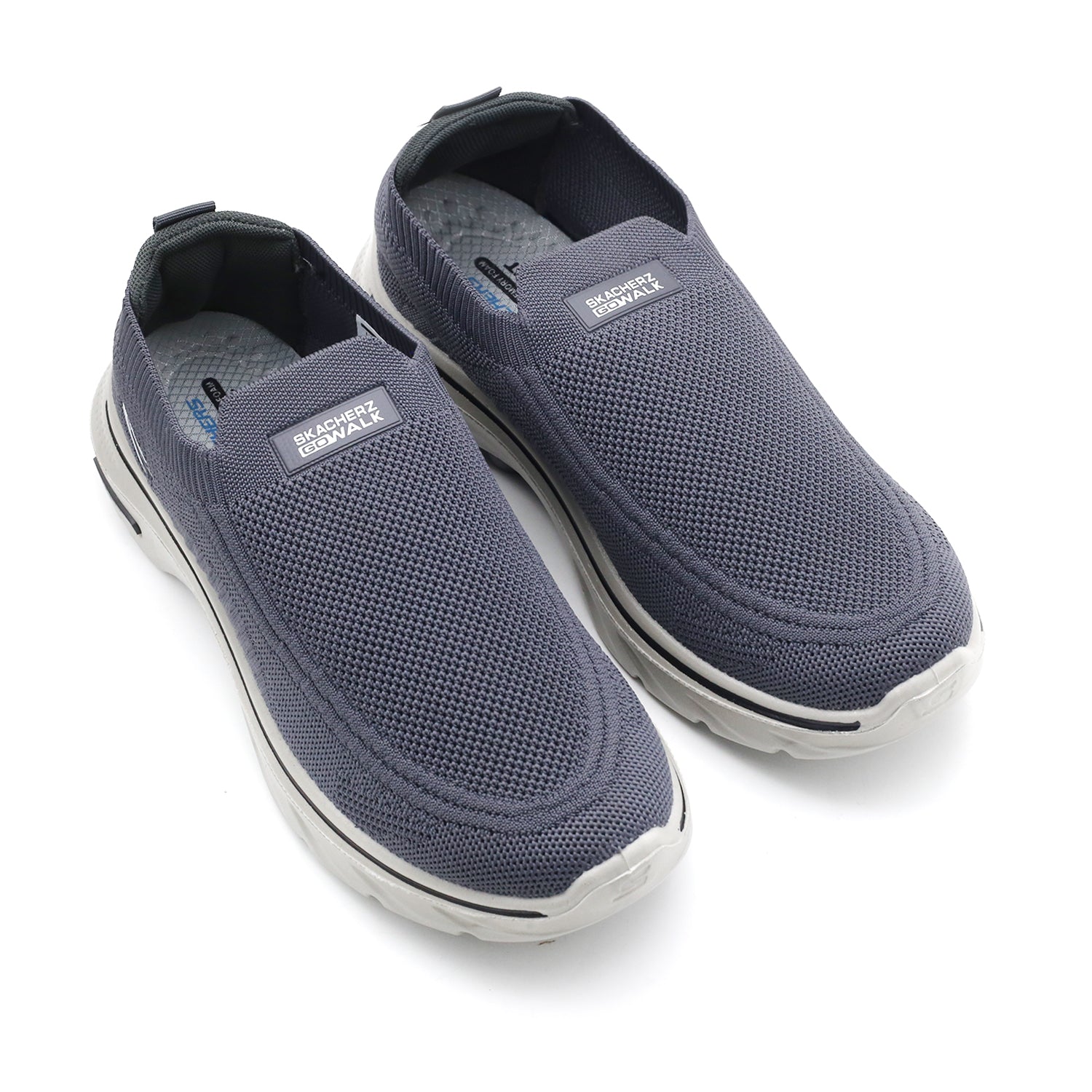 Skechers Men's Go Walk - Slip-ins Walking Shoes Y3-24 - Grey, Men's Casual Shoes, Chase Value, Chase Value