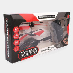 Remote Control Flying Helicopter With motion sensor - Red