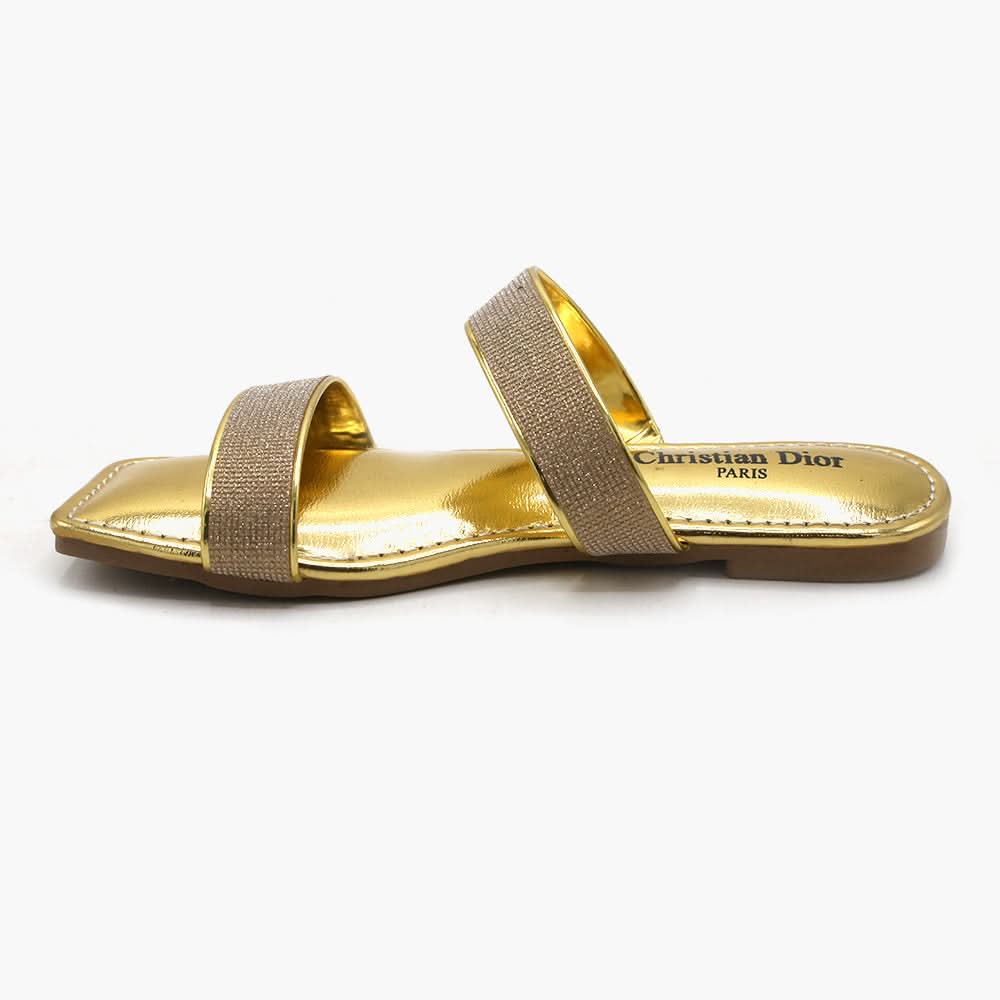 Girls Slipper - Golden, Girls Slippers, Chase Value, Chase Value