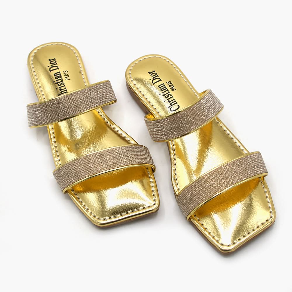 Girls Slipper - Golden, Girls Slippers, Chase Value, Chase Value