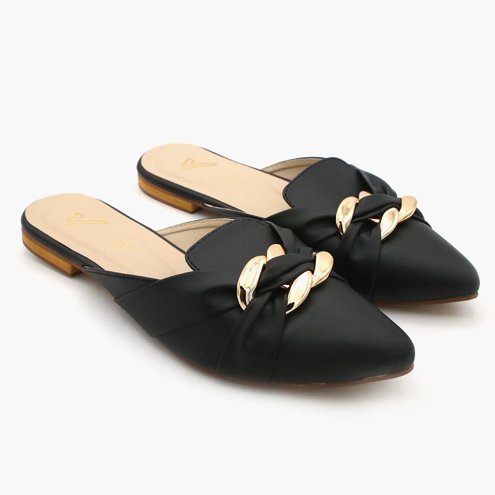 Women's Banto Slipper - Black, Women Slippers, Chase Value, Chase Value
