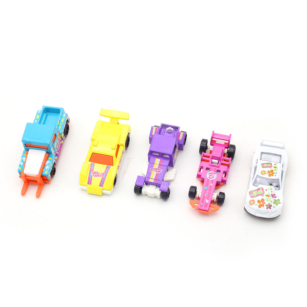 Fun & Durable Vehicle Collection for Kids Pack of 4 - Multi Color, Non-Remote Control, Chase Value, Chase Value
