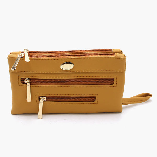 Women's Clutch - Mustard, Women Clutches, Chase Value, Chase Value