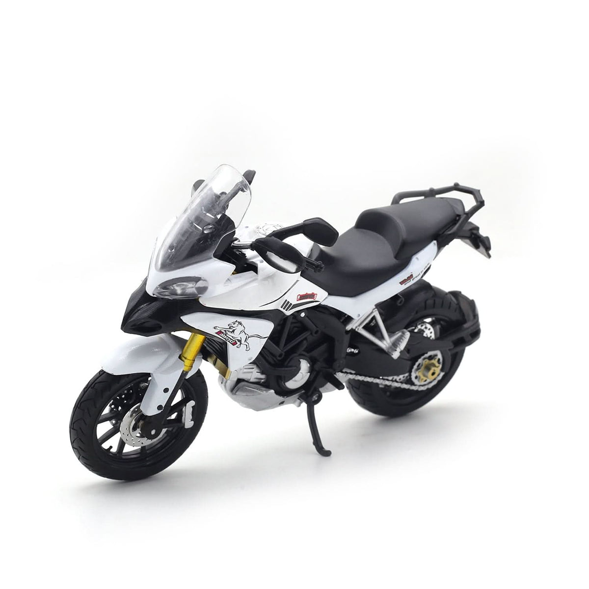 Pull Back Toy Car with Sound and Light - White, Die-cast Model Car, Chase Value, Chase Value