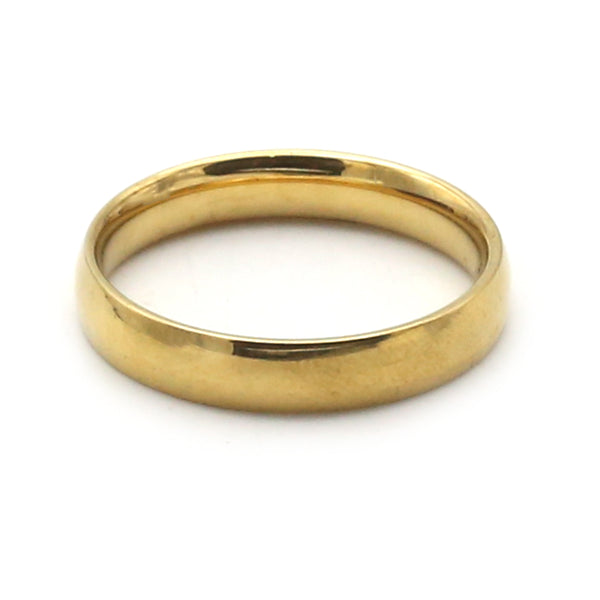 Golden Stylish Gold Bridal Ring - Golden