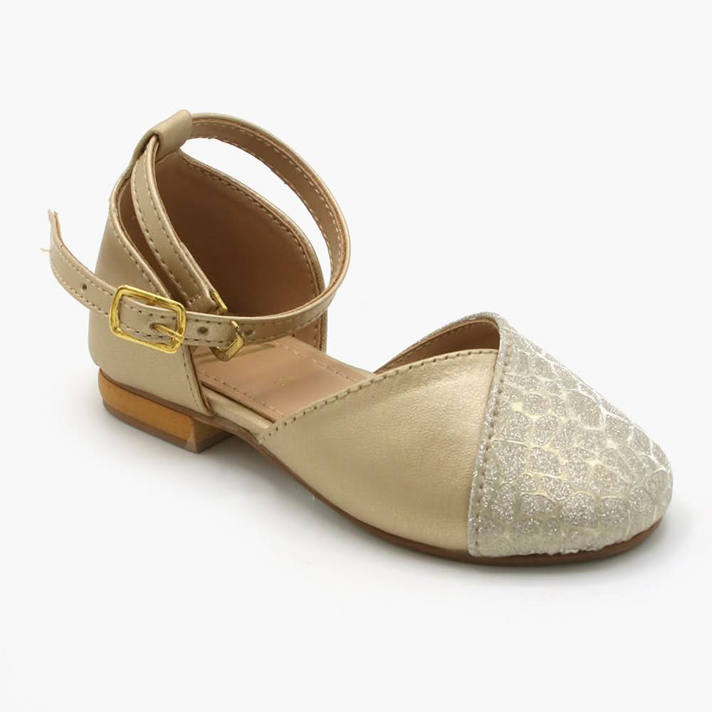 Girls Banto Sandal - Golden, Girls Sandals, Chase Value, Chase Value