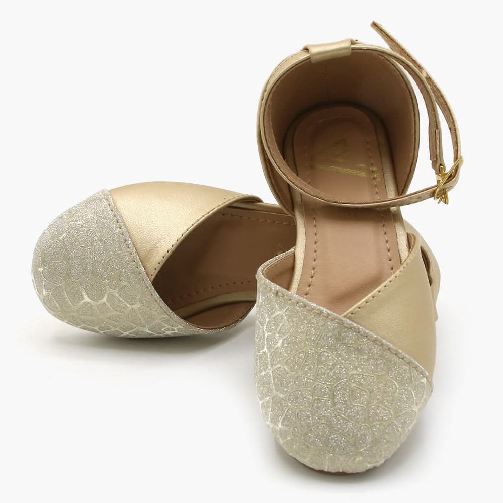 Girls Banto Sandal - Golden, Girls Sandals, Chase Value, Chase Value