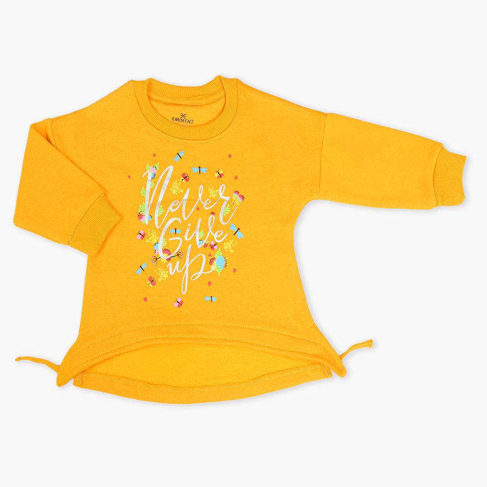 Eminent Girls Full Sleeves T-Shirt - Mustard, Girls T-Shirts, Eminent, Chase Value