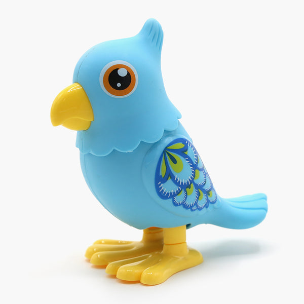 Jumping Parrot Toy - Sky Blue
