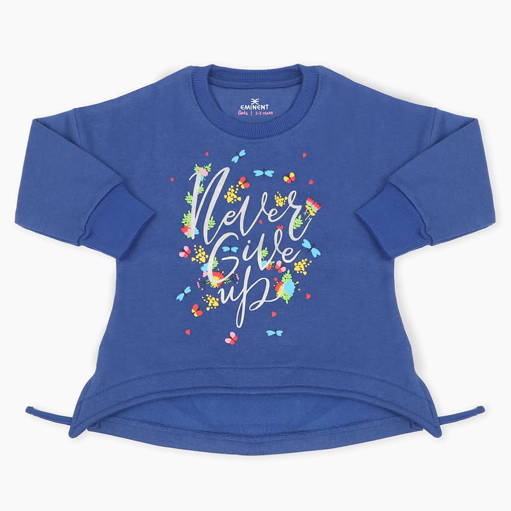 Eminent Girls Full Sleeves T-Shirt - Blue, Girls T-Shirts, Eminent, Chase Value