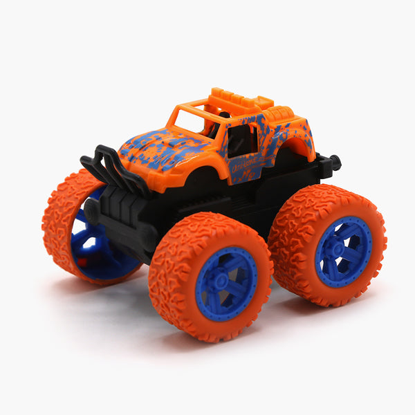 Friction Stunt Vehicle Toy - Orange, Non-Remote Control, Chase Value, Chase Value