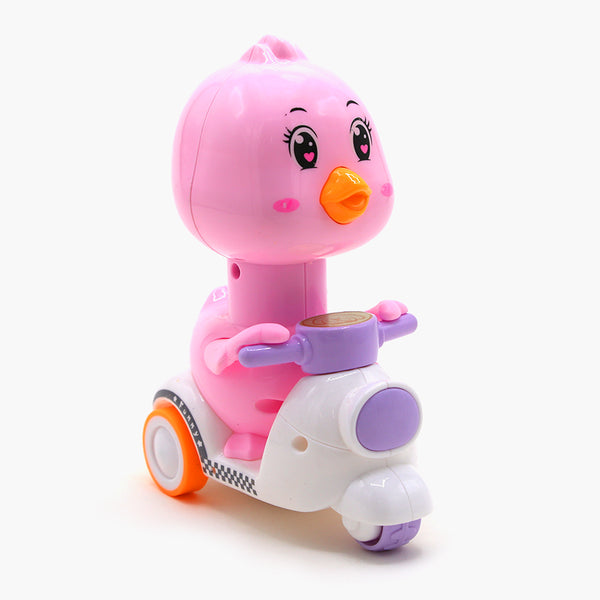 Motorcycle Duck Toy - Purple, Non-Remote Control, Chase Value, Chase Value