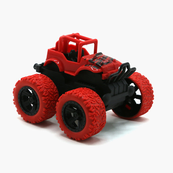 Friction Stunt Vehicle Toy - Red