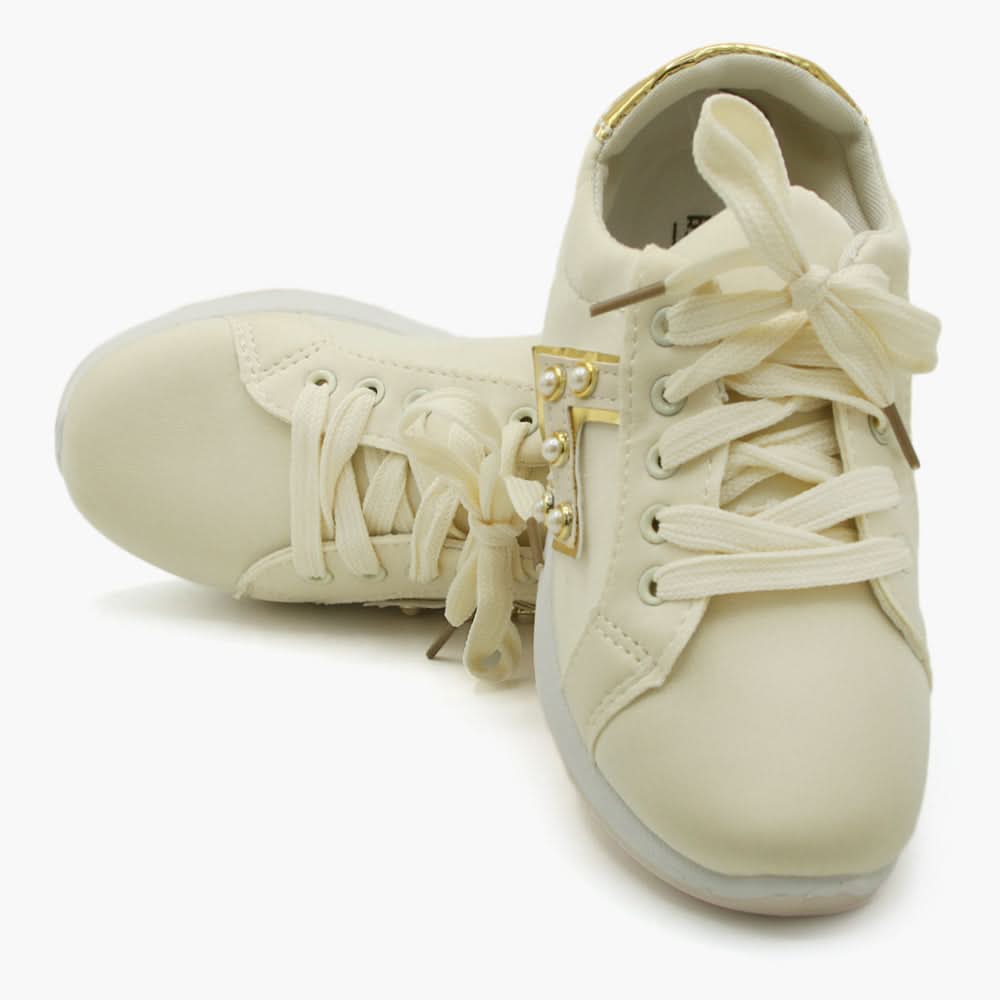Girls Jogger - Beige, Girls Sneakers & Shoes, Chase Value, Chase Value
