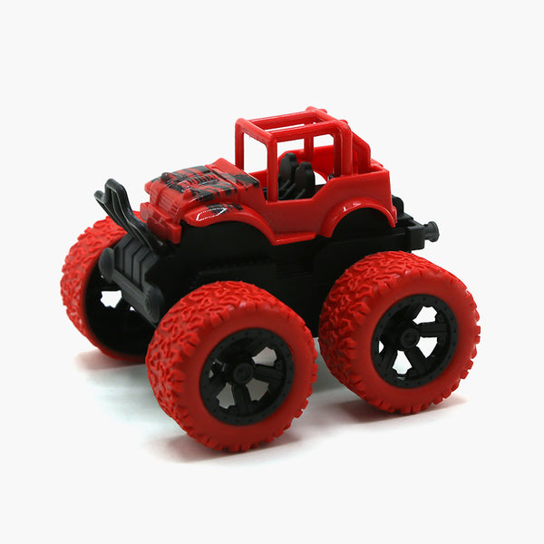 Friction Stunt Vehicle Toy - Red