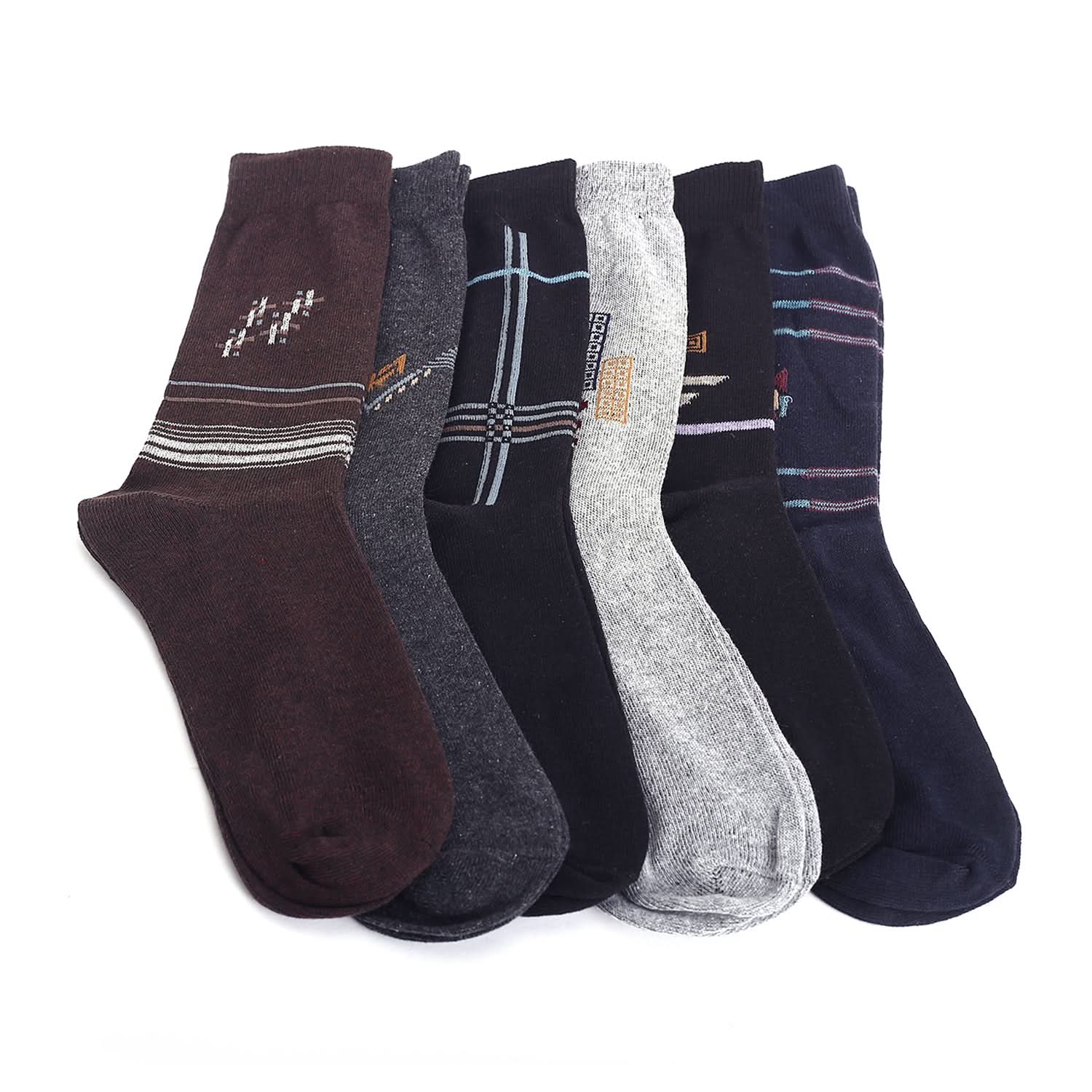 Men's Socks Pack Of 6, Men's Socks, Chase Value, Chase Value