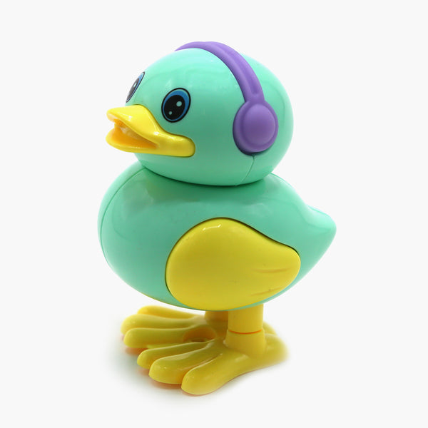Hopping Duck Toy - Cyan