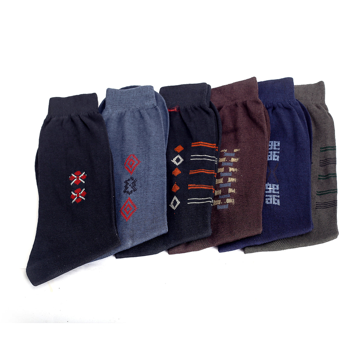 Men's Socks Pack Of 6, Men's Socks, Chase Value, Chase Value