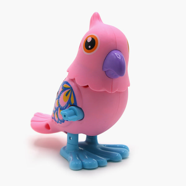 Jumping Parrot Toy - Pink