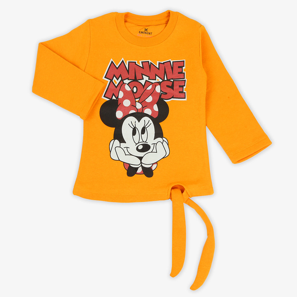 Eminent Girls Full Sleeves T-Shirt - Mustard, Girls T-Shirts, Eminent, Chase Value