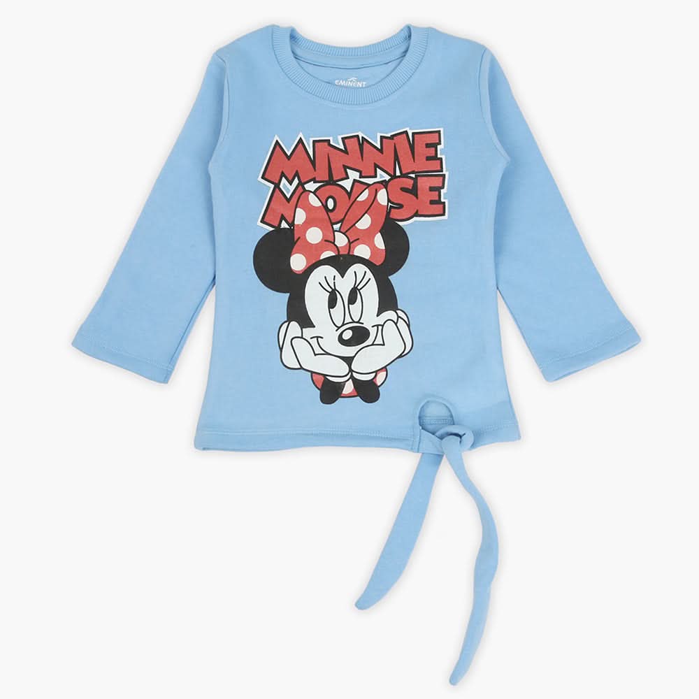 Eminent Girls Full Sleeves T-Shirt - Light Blue, Girls T-Shirts, Eminent, Chase Value