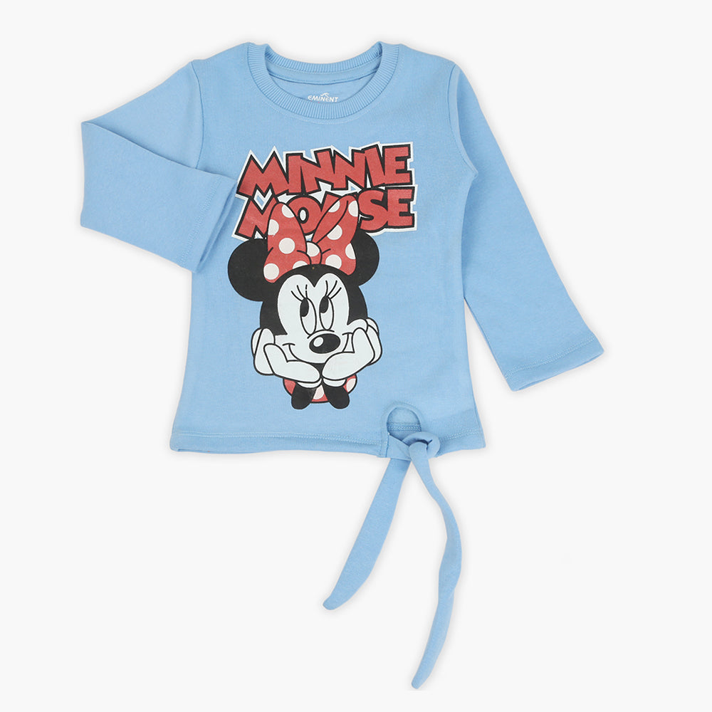 Eminent Girls Full Sleeves T-Shirt - Light Blue, Girls T-Shirts, Eminent, Chase Value