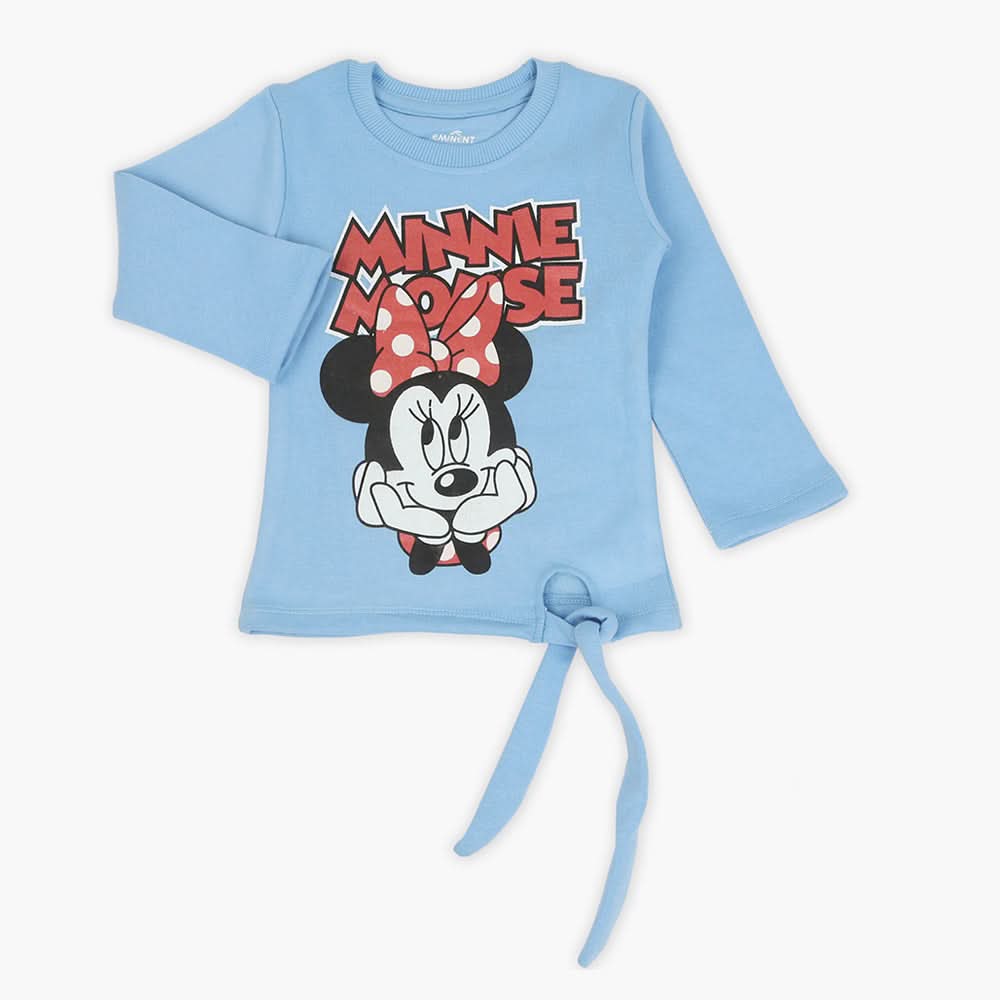 Eminent Girls Full Sleeves T-Shirt - Light Blue, Girls T-Shirts, Eminent, Chase Value