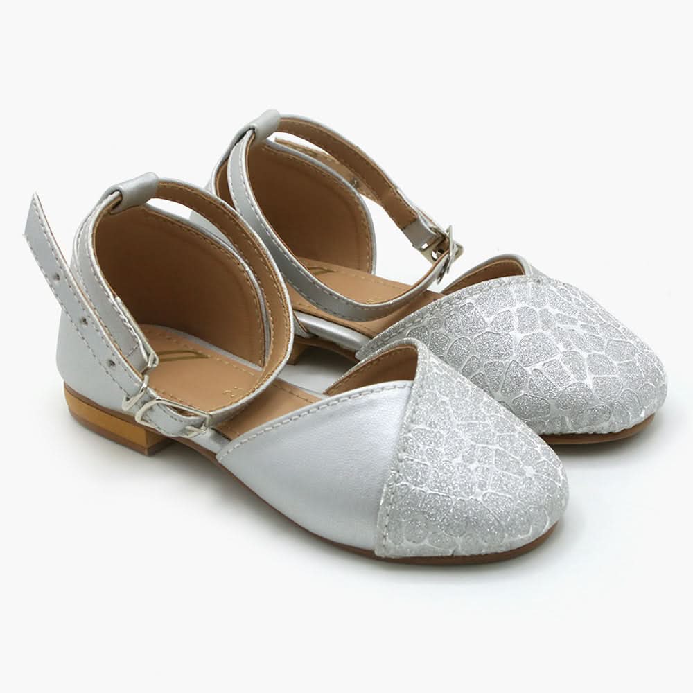 Girls Banto Sandal - Silver, Girls Sandals, Chase Value, Chase Value