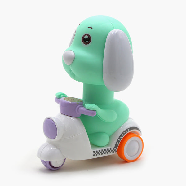 Motorcycle Puppy Toy - Cyan