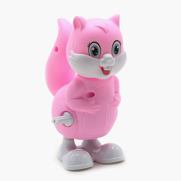 Jumping Squirrel Toy - Pink