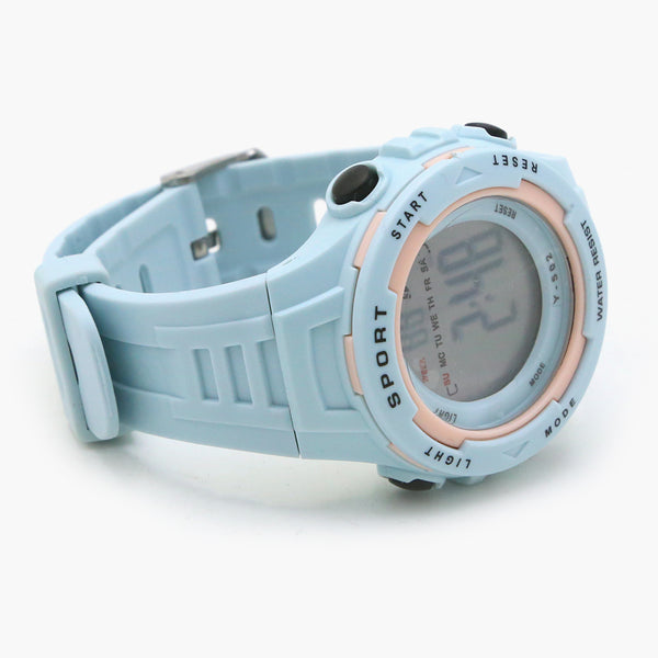 Boys Digital Sports Watch - Cyan, Boys Watches, Chase Value, Chase Value