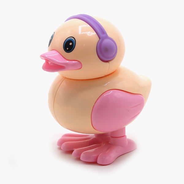 Hopping Duck Toy - Peach