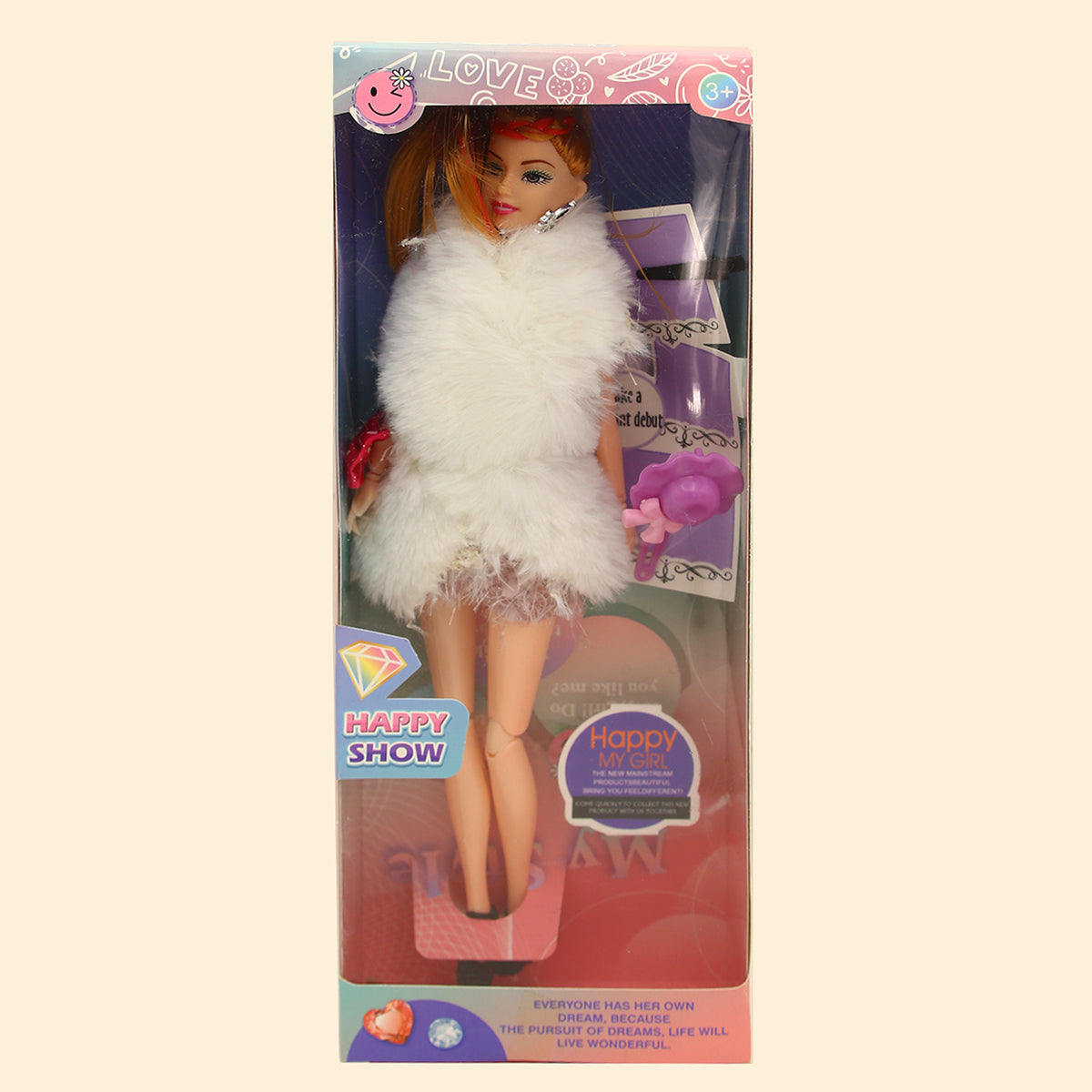 Doll Happy Show - White, Dolls & House, Chase Value, Chase Value