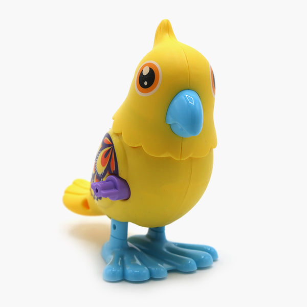 Jumping Parrot Toy - Yellow