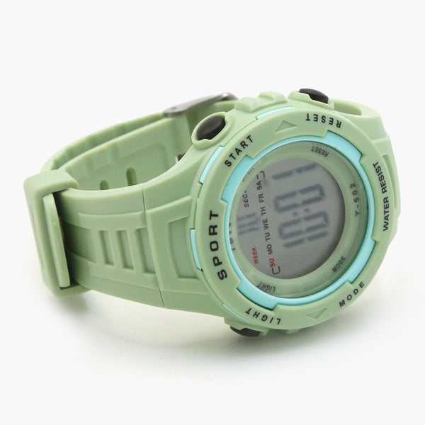 Boys Digital Sports Watch - Sea Green, Boys Watches, Chase Value, Chase Value
