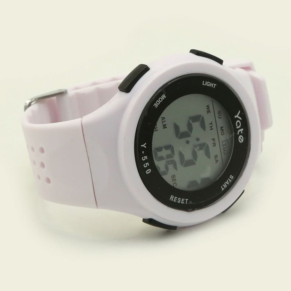 Boys Digital Sports Watch - White, Boys Watches, Chase Value, Chase Value