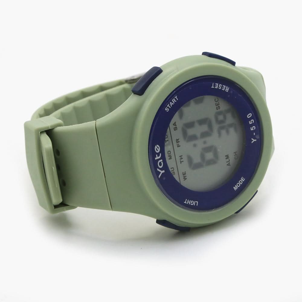 Boys Digital Sports Watch - Green, Boys Watches, Chase Value, Chase Value