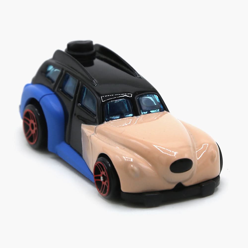 Friction Car Toy - Peach & Black, Non-Remote Control, Chase Value, Chase Value