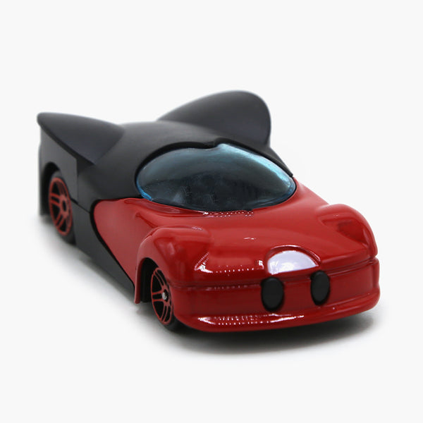 Friction Car Toy - Red & Black, Non-Remote Control, Chase Value, Chase Value